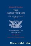 The constitution and What it Means Today vignette